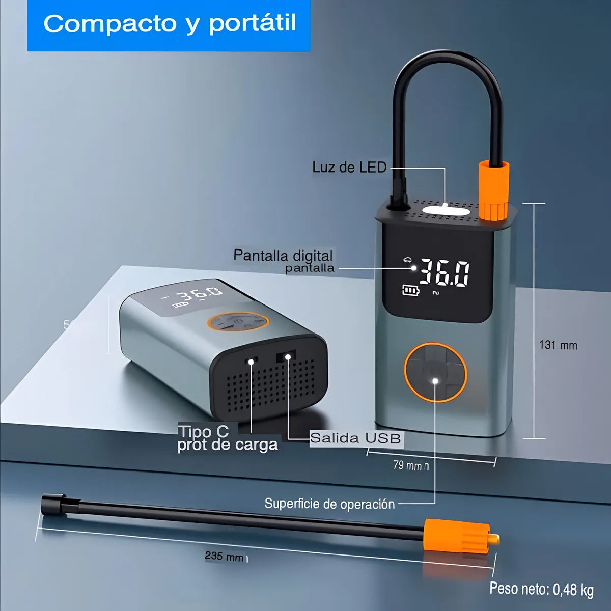 AirBoost Portátil ( paga al recibir en casa 🏡 )